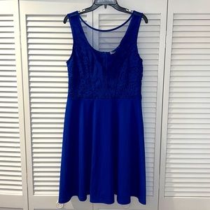 Grace Karin royal blue fun & flirty dress